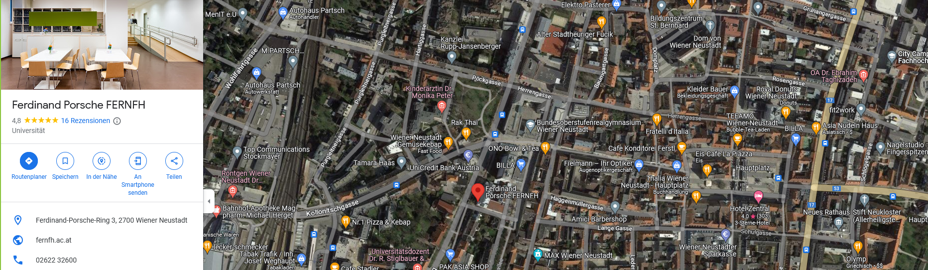 FernFH in WienerNeustadt