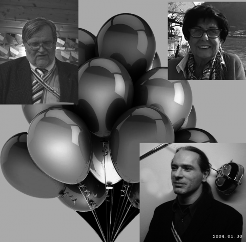 Cicero-Helga-Sokrates mit Luftballons