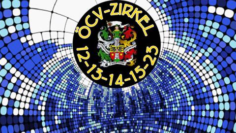 ÖCV-Zirkellogo in blauer Innenkuppel