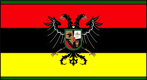 Burschenband Maximiliana im KÖL mit Wappenadler