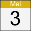 Kalenderdatum 3.Mai